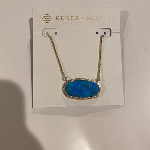 Delaney necklace in gold Aqua apitite